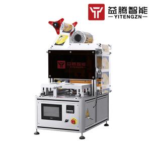 Customized SUS304 MAP Semi Automatic Tray Sealer Machine Nitrogen Gas Flush