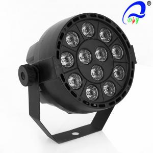 China 12PCS 1W RGBW 3in1 RGB Mini LED Par Light With Black Plastic Body 50 - 60Hz supplier