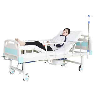 OEM Multifunctional Manual Folding Hospital Beds For Patients Non Slip patient hospital bed hospital bed with mattress