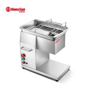 3mm Chicken Meat Cutting Machine , 38kg 800kg/h Restaurant Meat Processing Equipment