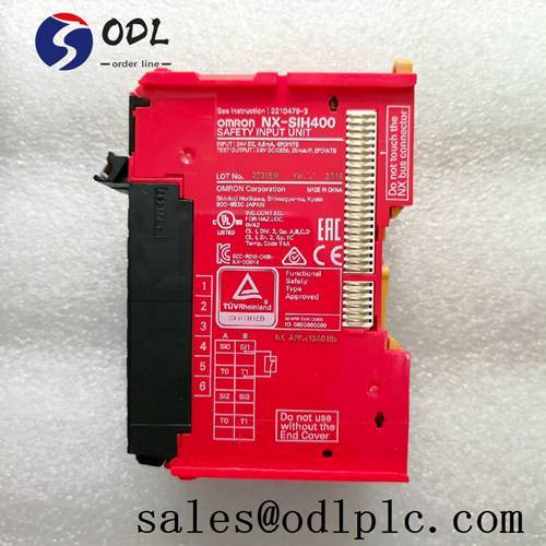 PLC Omron Module 4 Digital Safety Inputs PNP 24 VDC High Connectivity Unit NX-SIH400 Omron