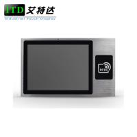 64G Wall Mounted Flat Touch Panel PC All In One With RFID And Camera