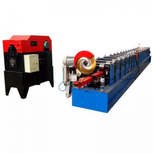 China Square Copper 0.6mm Downspout Pipe Forming Machine 3 Phases supplier