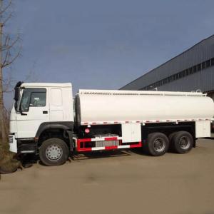China White 10 Wheels 6000 Gallon 6x4 Oil Tanker Truck Euro 2 Manual Transmission supplier