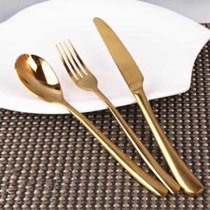 China Newto NC666 Buddha gold flatware/gold dinnerware/colorful cutlery supplier