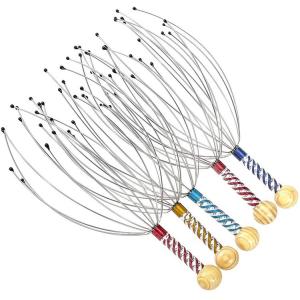 China Multi Functional Handheld Scalp Head Massager Stainless Steel Manual Scalp Massager Claw on sale