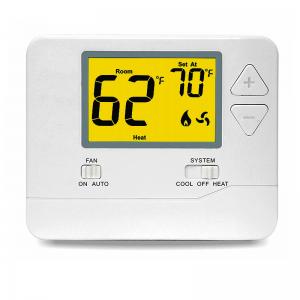 China Central Air Conditioner Digital Room Thermostat With Single Stage 1 Heat /１ Cool supplier