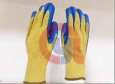 Flame Retarding Aramid Cut Protection Gloves For Metal Sheet And Glass