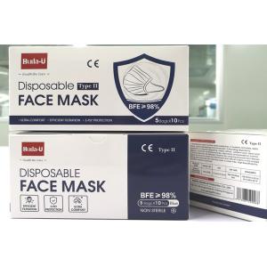 Astm Level 2 Medical Disposable Face Mask High Filtration Rate Ce Eua En14683