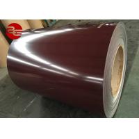 China 0.12mm Thickness Prepainted GI Steel Coil / PPGL Color Coated Galvanized Steel Sheet on sale