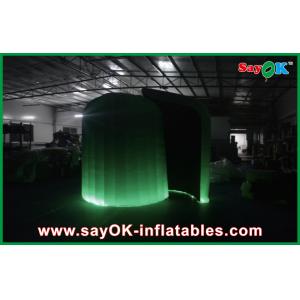 China Photo Booth Wedding Props Color Change Waterproof Inflatable Trade Show Booth Dome With Led supplier