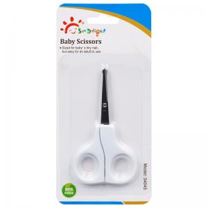 China Plastic Handle Baby Scissors Baby Nail Clipper Set supplier