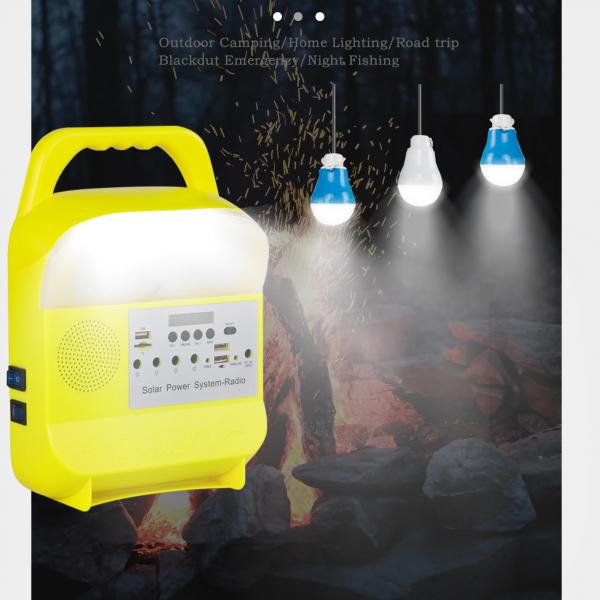 Portable Power Station Electric Power Generator Electricity Generation Led Light