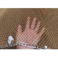 1.5mm Metal Mesh Drapes For Fireplace Room Dividers