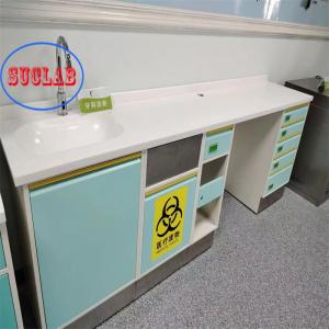 China Three Section Slider Hospital Clinic Furniture Healthcare Cabinet Price for Medical Equipment supplier