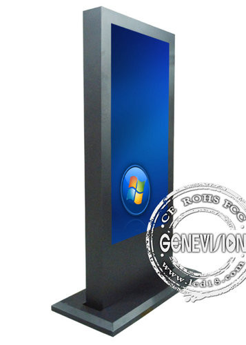 Kiosque d'écran tactile de 55 pouces avec 1920*1080, plein écran coloré de HD