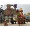 China Amusement Equipment Life Size Fiberglass Realistic Lovely Dinosaur Cartoon Model wholesale