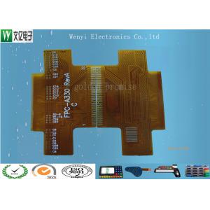 High Precision Gold finger 1 OZ Copper 0.3mm thickness 2 layer Flexible Printed Circuit