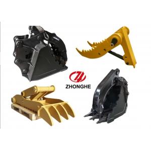 Mechanical Excavator Hydraulic Thumb Bucket Grab Bucket , hydraulic grab bucket for Excavator