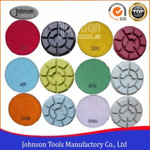 100mm Diamond Polishing Pads for Concrete , Polishing the Concrete Countertop and Floor