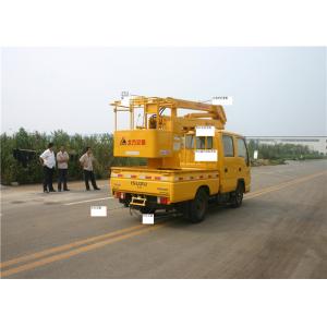 China KaiFan 16M Telescopic Boom Aerial Work Platform Truck with 5 Seats Cab supplier