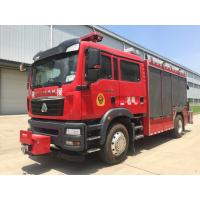 China Diesel Type Heavy Rescue Fire Truck 6 Wheel 310HP With 5T Crane on sale