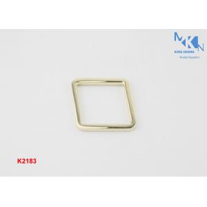 Different Size Brass Purse Hardware , Leather Bags Rectangle Rings For Bags