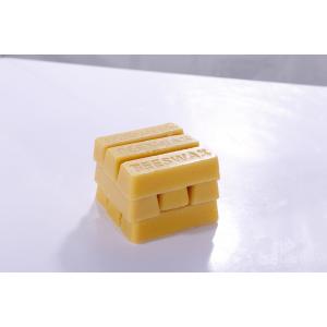 China 100% Organic Pure Beeswax Block 28g Handmade Yellow Food Cosmetic Grade Beeswax Bar supplier