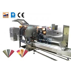 China High Speed Corn Wafer Sugar Cone Production Line With Stainless Steel Texture , 107 Baking Plates supplier