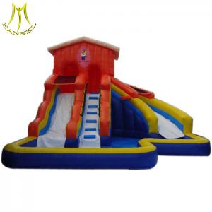 Hansel factory price outdoor kids commercial inflatable water slide for sale
