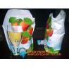 special shaped fresh fruit juice plastic bag / baby drinking packing pouches