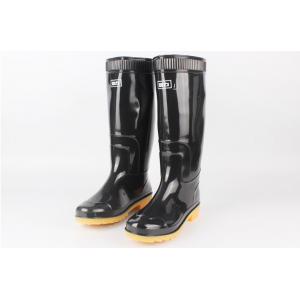 High Top Pvc Non Slip Rubber Bottom Rain Boots Labor Protection
