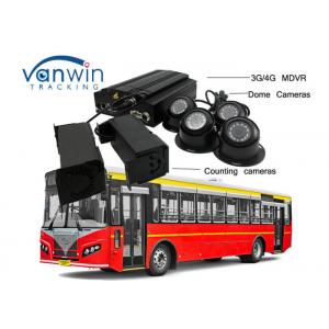 China 3G / 4G Real-Time Monitoring Camera recorder with Bus People Counter GPS Tracking OSD supplier