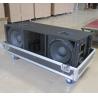 High Power Line Array Sound System For Concert And Outdoors , Black Color