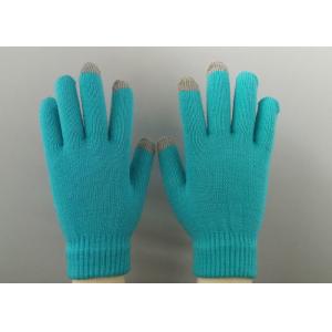 China 10 Gauge Acrylic Touch Screen Gloves , Safety Hand Gloves 22cm - 27cm Length supplier