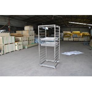 Chromate Plating Stainless Steel Bakery Trolley With One Compartment