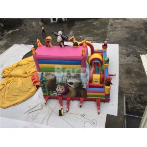 China Party Equipment Commercial Inflatable Bounce House And Slides For Children supplier