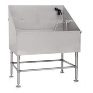 Professional Stainless Steel Dog Grooming Bath Tub 304 Metal Dog Wash Station