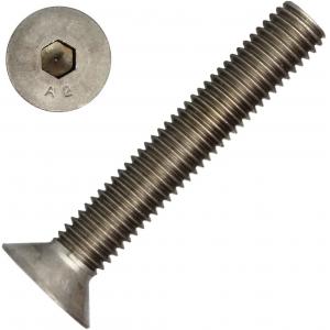 ANSI/ASME B18.3 Flat Head Countersunk Socket Cap Screw A2/A4 StainlessUNC/UNF