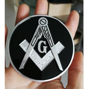 Trade Assurance Custom Masonic Metal Car Emblem Badge with 3M adhesive