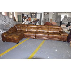China 2015 new sectionals luxury leather sofa set H8038 supplier