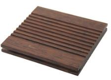 Anti Moth Bamboo Flooring Tiles Charcoal Surface Treatment Wood Appearance