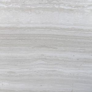 Customized Size 2.6 Density 30mm White Wood Vein Marble