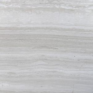China White Wood Long Strip 30mm Wall And Floor Marble Tiles wholesale