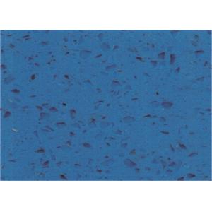 Artificial Crystal Blue Quartz Stone Countertops Composite Solid Surface