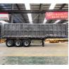 China Tri axle 70/80 tons hydraulic dump tipper truck trailer for Ghana wholesale
