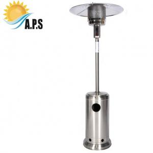 Grey Powder Coated Patio Heater Mushroom Gas Garden Heater China Factory Patio Gas Heater Flame Gas Heater With Table
