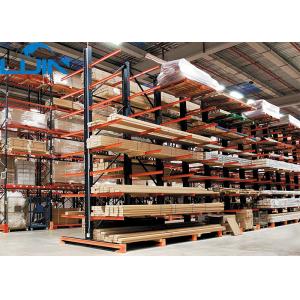 Cargo Metal Industrial Storage Rack 11 Arm Level Works Forklift Operation