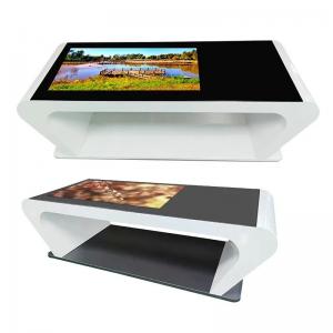 China Interactive Touch Screen Coffee Table With Wireless Charge Capacitive Touch Screen Android Os supplier