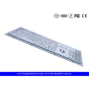 Industrial Kiosk Computer Metal Keyboard With Panel Mount Function Keys